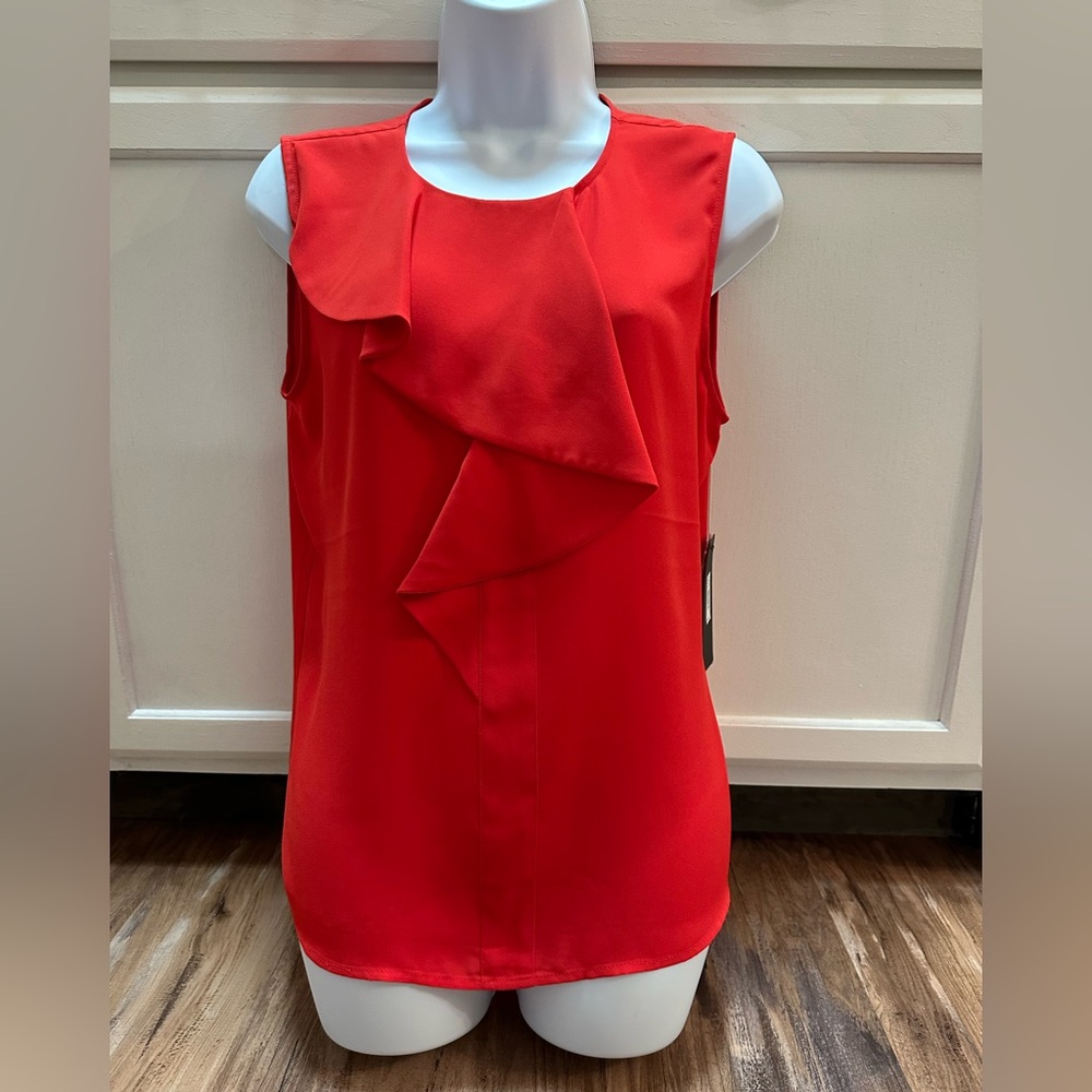 The Limited Elegant Red Sleeveless Top